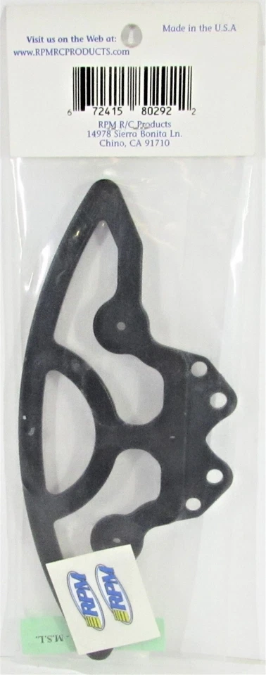 Vintage Team Associated Electric TC3 Extended Front Bumper NEW Color Black NIP - Image 4 of 4