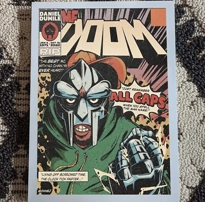 MF Doom Vintage Poster