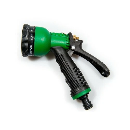 8 Function Spray Nozzle - Water Hose Gun Multi Pattern Garden Adjustable  Mist