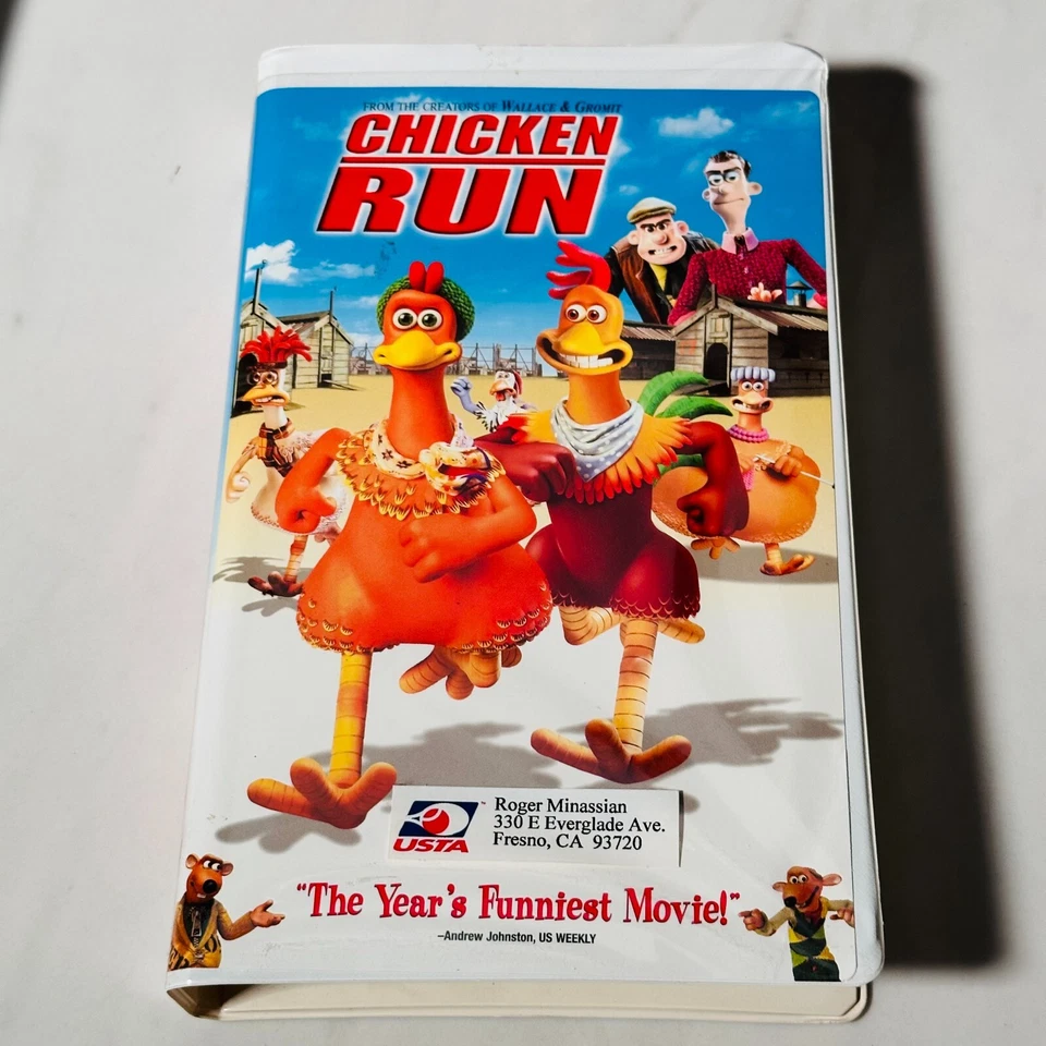 Lot of 5 Family Movies - VHS - Joseph - Animals - Chicken Run - Prince Egypt Foto 3 de 4