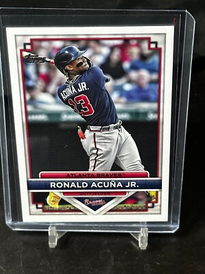 2023 Topps Flagship Ronald Acuna Jr #50 Atlanta Braves | eBay