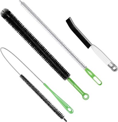 4pcs Flexible Cleaning Brush Set for Dryer Vents, Fridge Coils, HVAC Systems ...
