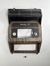 19801986 Ford F-series Bronco Xlt Radio Bezel Woodgrain Trim Oem Wear