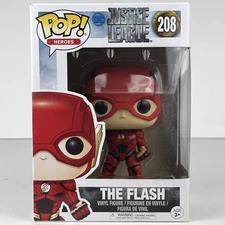 Funko Pop! Heroes THE FLASH #208 DC Justice League Vinyl Figure VAULTED