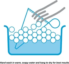 Wunderbag 16-Inch Reusable Decorating Bag Professional Grade Heavy Duty Wh