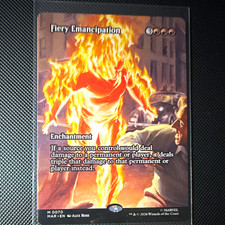 MTG Fiery Emancipation #70 Marvel Source Material MAR Borderless Alex Ross NM