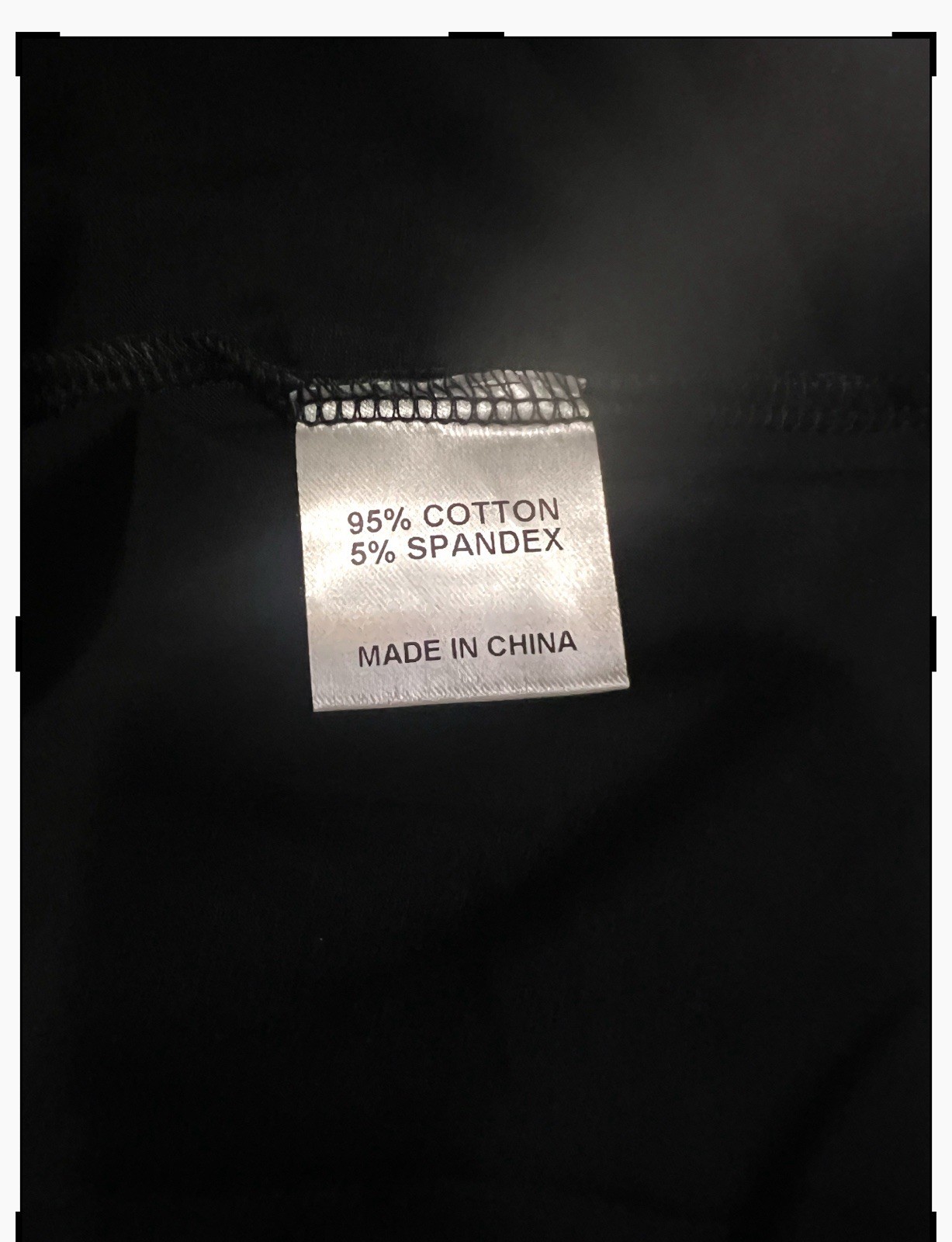 T-Shirt Mens/Unisex Active Wear Maneflex Black scoop" hem Bottom L New image 4