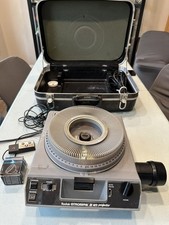 Kodak Ektagraphic III AM Carousel Slide Projector Bundle Case Remote Tested
