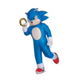 Sonic Movie 3 Sonic Inflatable Adult Costume | One Size Fits Most