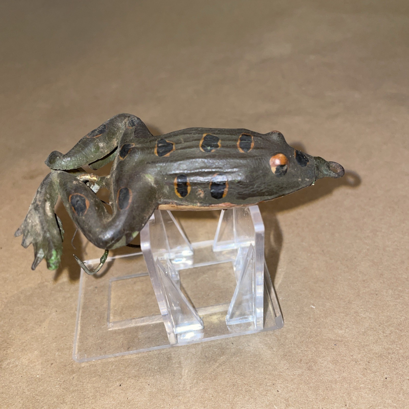 Vintage P&K Rubber Frog In Spotted Bull Frog Pattern | eBay