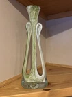13" Vintage Murano Glass wedding Vase