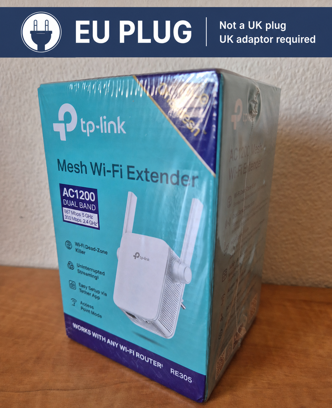 TP-Link RE305 AC1200 WiFi Range Extender *** EU PLUG ***