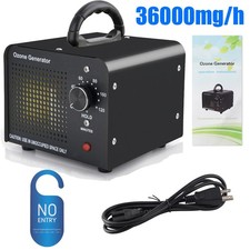 Ozone Generator 36000mg/h Commercial Ozone Machine Odor Removal for Car Home