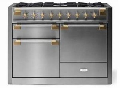 AGA Elise Series Classic Color Col AEL481DFABSS 48'' Freestanding Dual Fuel Range