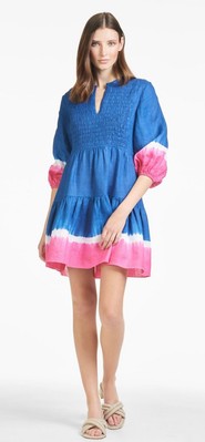 SACHIN + BABI Coco Royal Blue Dip Dye Mini Dress NWT Medium