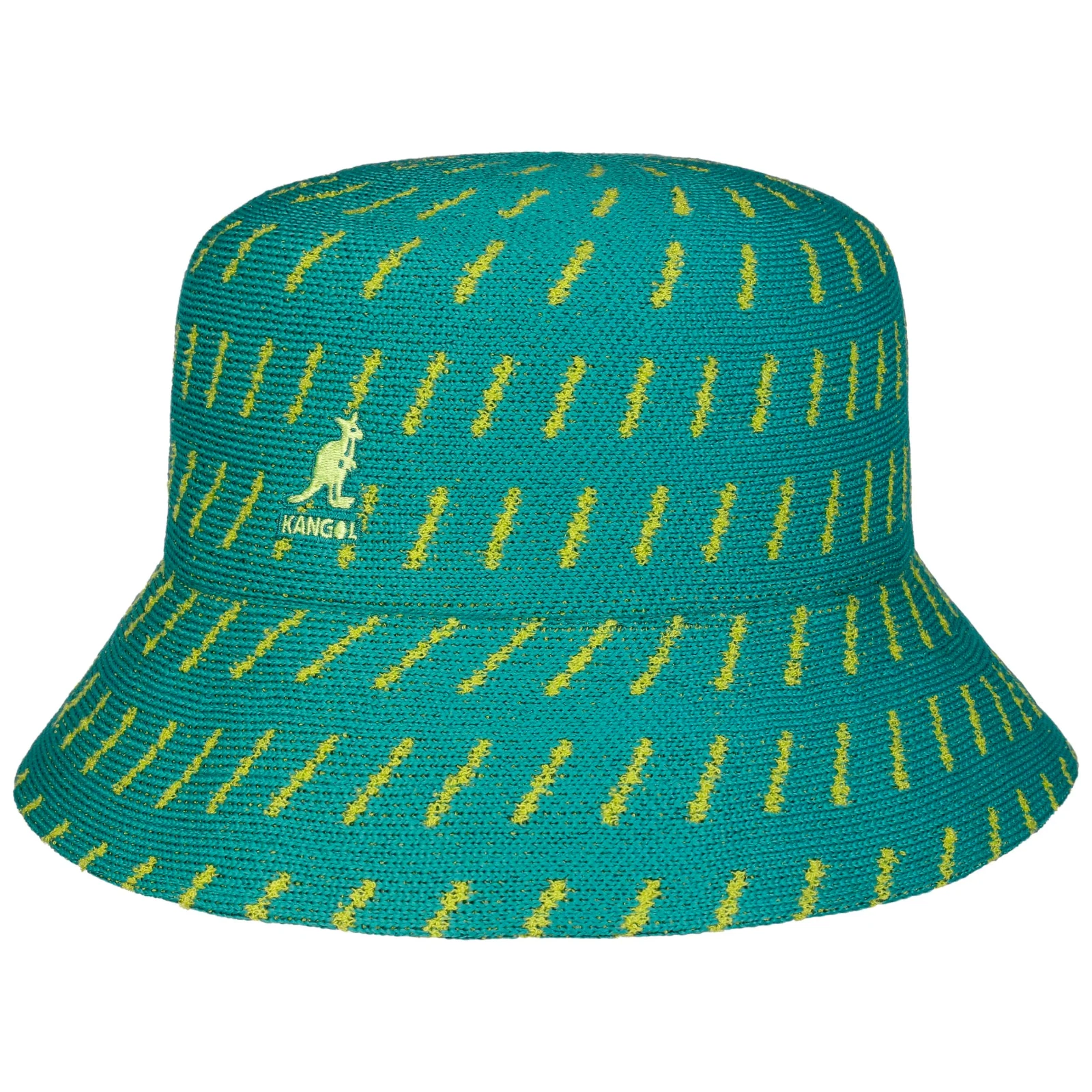 Kangol Rain Drop Casual Bucket Teal | Lime Green Hats LARGE New