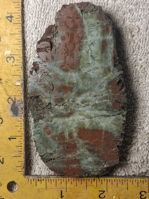 Rough Unique Slab Jasper 161g.5/16" Thick Lapidary Cabbing #F-3