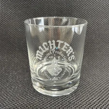 Michters American Whiskey Crystal Double Old Fashioned Glass New in box 