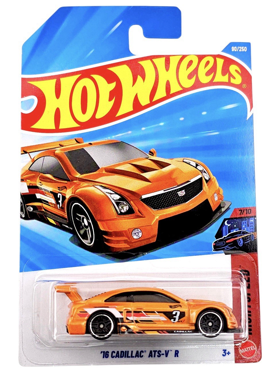 🔥2026 HOT WHEELS  '16 CADILLAC ATS-V R ORANGE 90/250 NIGHTSPEED 7/10
