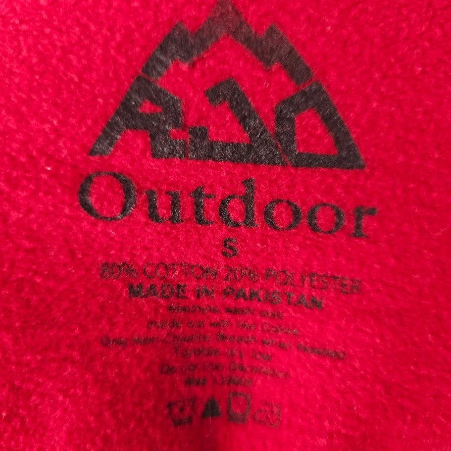 Crested Butte Sweatshirt Hoodie Mens Size Small Red Rocky Mountains Colorado