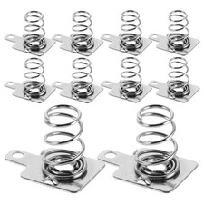 100pcs AA Battery Spring Plates: Battery Spring Contacts - Negative to Positive