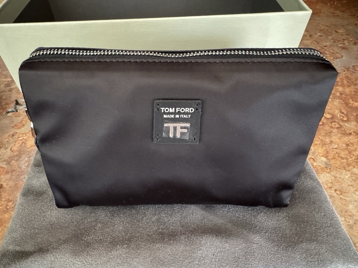 Tom Ford Nylon Small Pouch - Black NIB with Dust Bag and Box