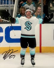 Vince Dunn Signed Seattle Kraken 8x10 Photo Celebration