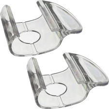 2pcs Clear Color Mini Blind Cordless Handles Cellular One Size, 