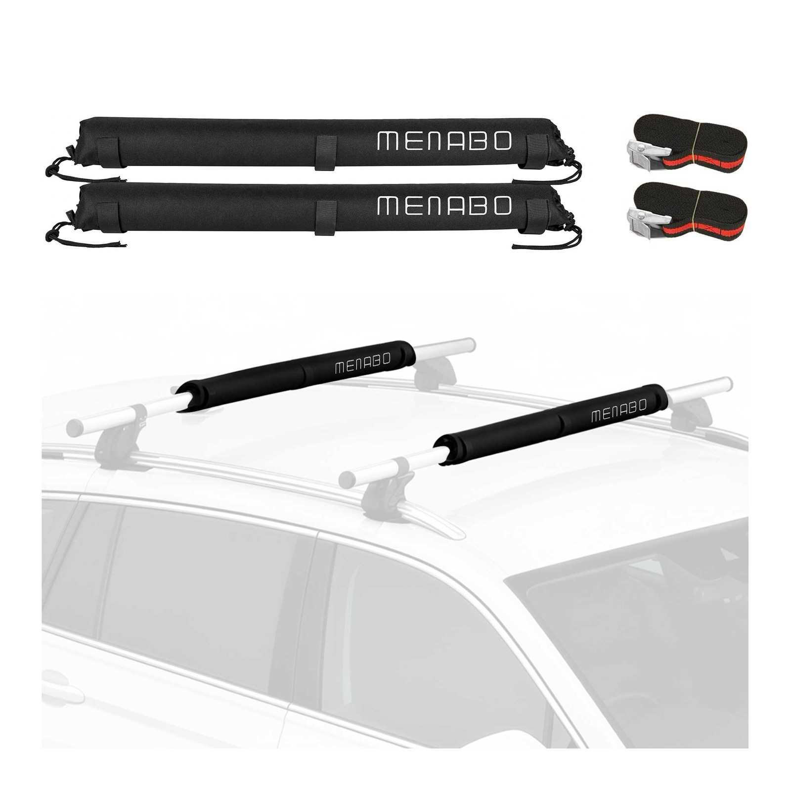 Portage nautique Menabo pour planche à voile et surf résolvant les fixations instables