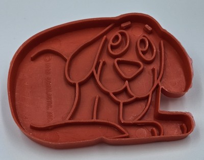 Vintage Clifford The Big Red Dog Plastic Cookie Cutter Scholastic Inc 1988 3.25''