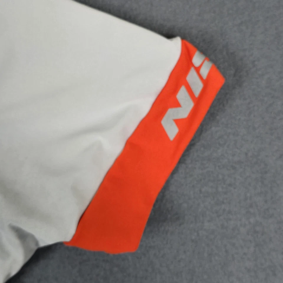 NISHIKI Mens XL White Red Gray Black Camo Full Zip Cycling Jersey Shirt - Image 4 of 4