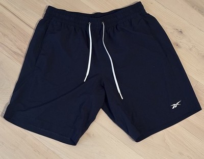 Reebok Men s Athletic Shorts Black Size M Drawstring Training Gym Lightweight