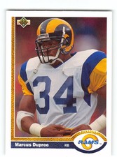 Marcus Dupree 1991 Los Angeles Rams #499