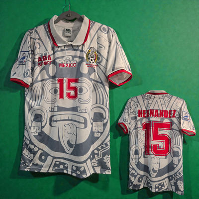 Mexico National Team Away - World Cup 1998 - HERNANDEZ # 15