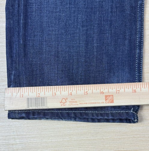 Diesel Waykee Button Fly Straight Blue Denim Jeans Men's 34x32 - Picture 6 of 6