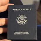 1998 P American Eagle Silver Proof, in OGP w/COA #32