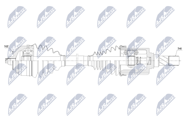 NTY Antriebswelle NPW-ME-166-image