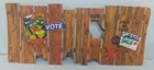 Vintage 1989 Teenage Mutant Ninja Turtles TMNT Sewer Lair Playset Parts Fence