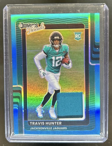 2025 Donruss Optic Travis Hunter Neon Blue (RAW)