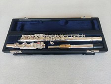 Flute Gemeinhardt 3OB 17 Keys Open Hole Gold Lip Silver Plated Body C Tune