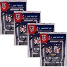 2025-26 Panini USMNT/USWNT Soccer Factory Sealed Box Set (Lot of 4) In Hand!