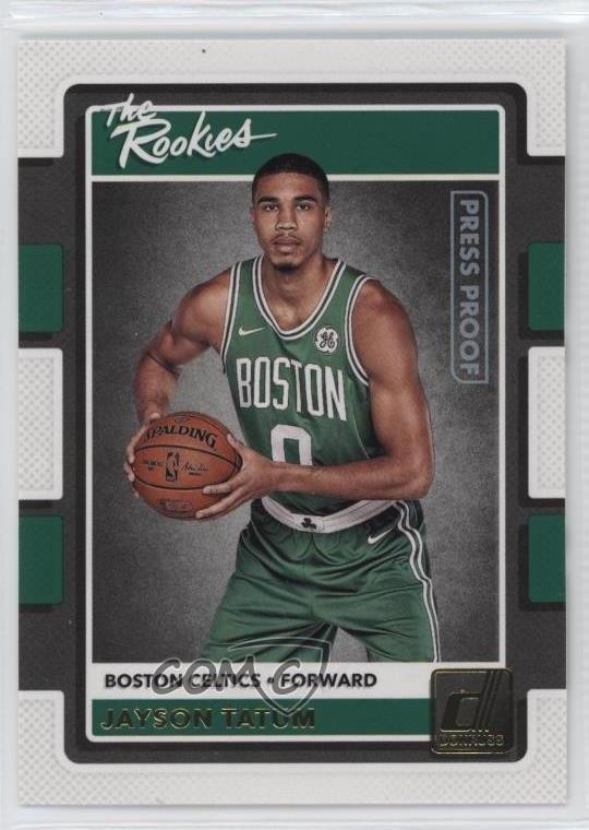 2017-18 Panini Donruss The Rookies Press Proof Jayson Tatum #3 RC 04xn