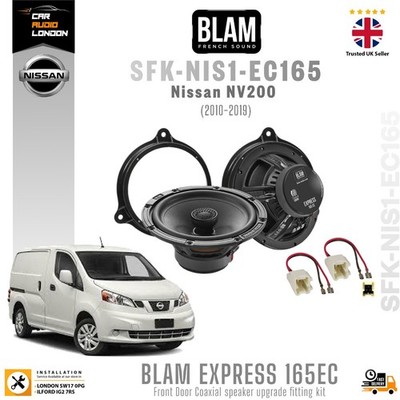 Nissan NV200 (2010 2019) BLAM Express 165EC 6.5'' Front Door Coaxial Speakers