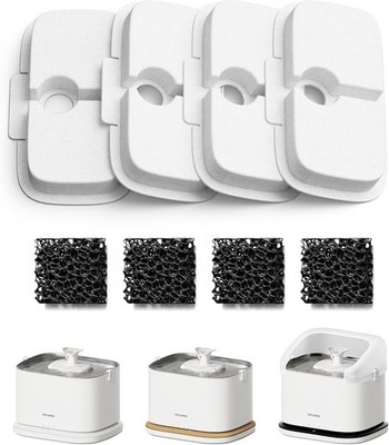 PETLIBRO Ersatzfilter 4er Pack Filter für Dockstream WF106 WF116 WF