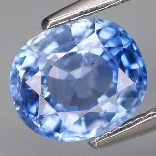 Zaffiro Ceylon riscaldato normale blu fiordaliso colore incantevole 2 96 ct. buona lucentezza