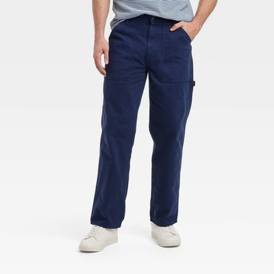 Men Vintage Relaxed Straight Fit Utility Pants - Goodfellow & Co