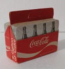 Vintage Coca Cola Bottle Playing Cards  w/carry case 2 Sets