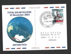 Australia Antarctic AAT 2003 PPC of Solar Eclipse FU Casey to Germany