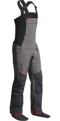 Nookie Mens Pro Bib Double Waist Dry Trousers Charcoal Grey