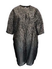 Marina Rinaldi Women's Nero Festival Duster Coat Size 18w/27 Nwt